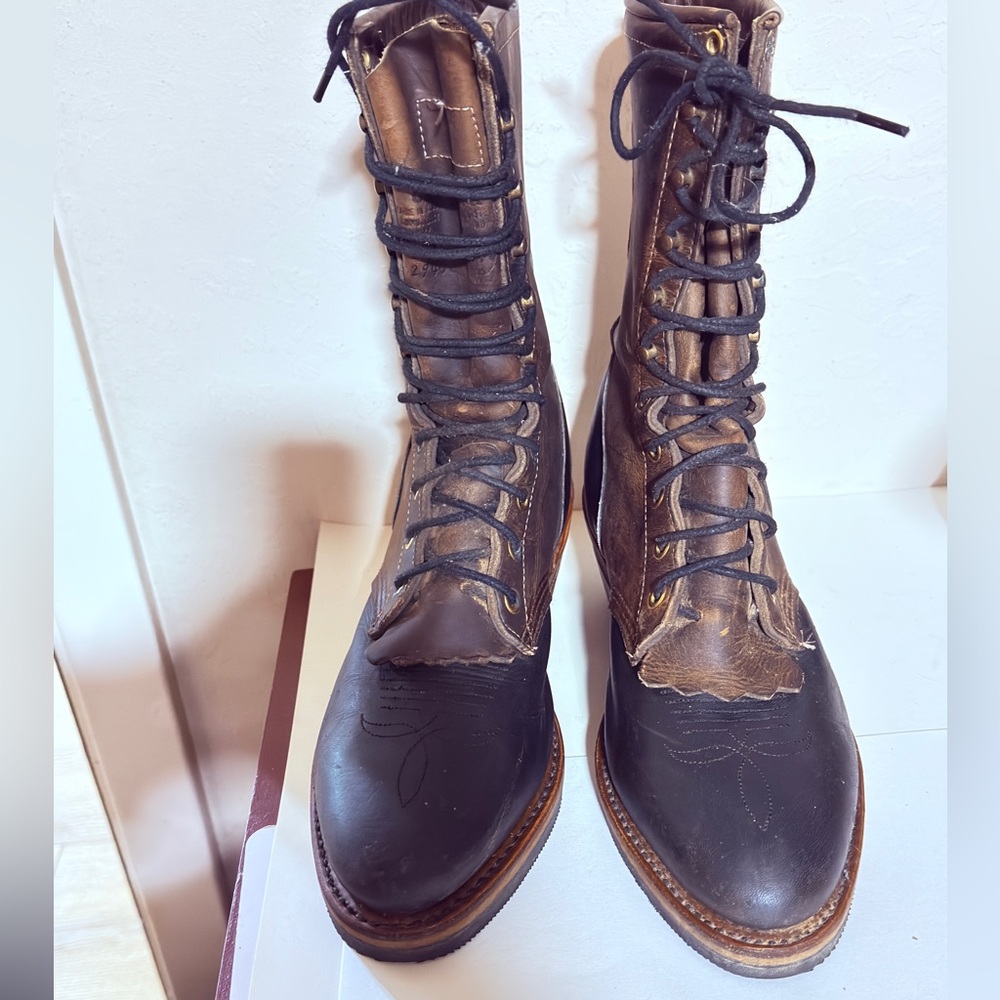 Chippewa two tone, packer boot, 7.5D - Picture 4 of 5